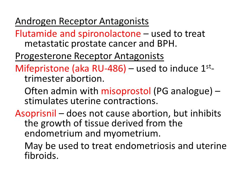 flutamide treat prostate cancer
